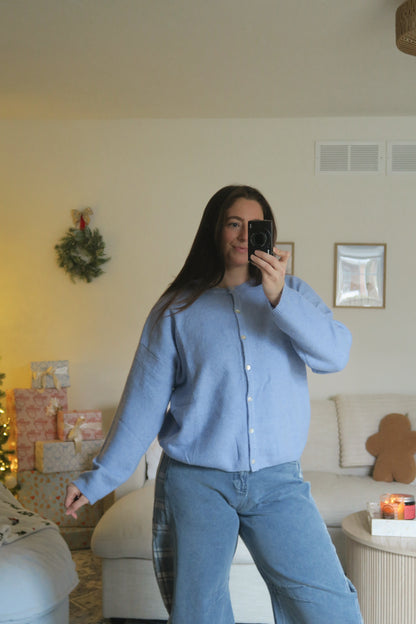 Callie Cardigan - Periwinkle