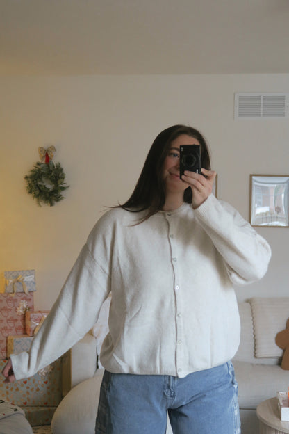 Callie Cardigan - Ivory