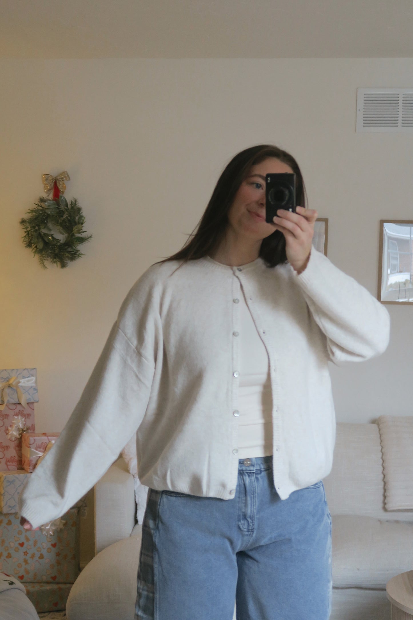 Callie Cardigan - Ivory