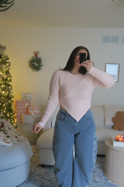Pink Clouds Sweater