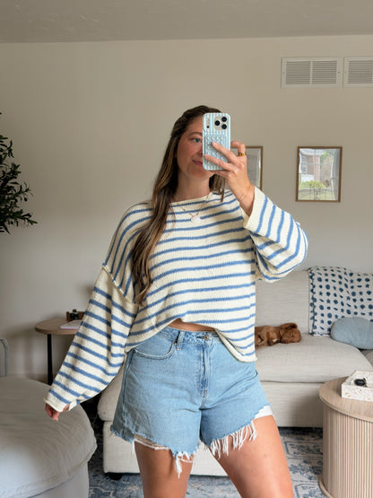 Salt Waves Sweater - Cream
