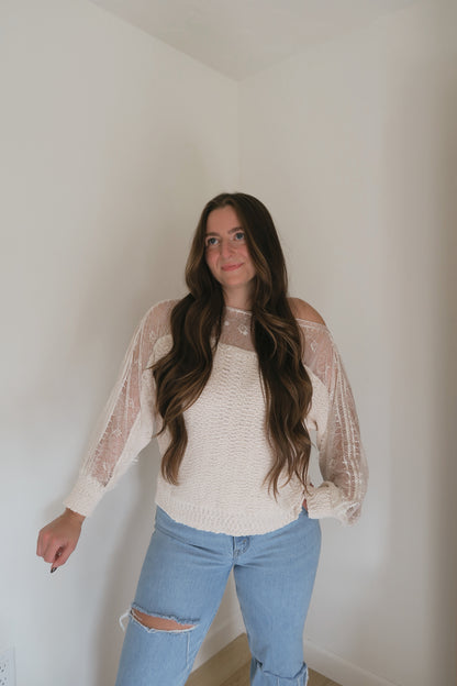 Ember Lace Sweater
