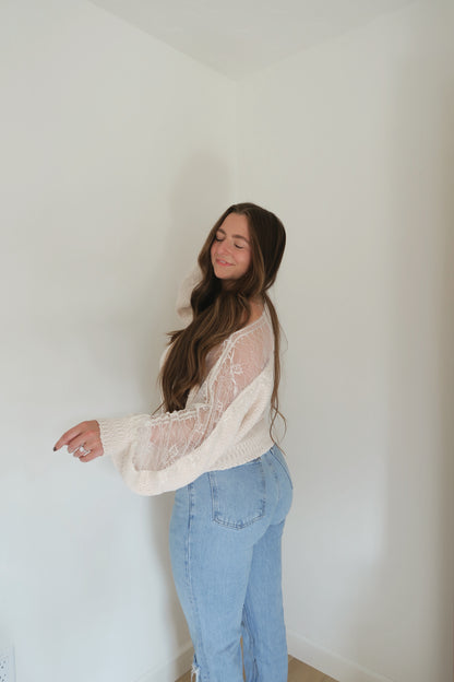 Ember Lace Sweater