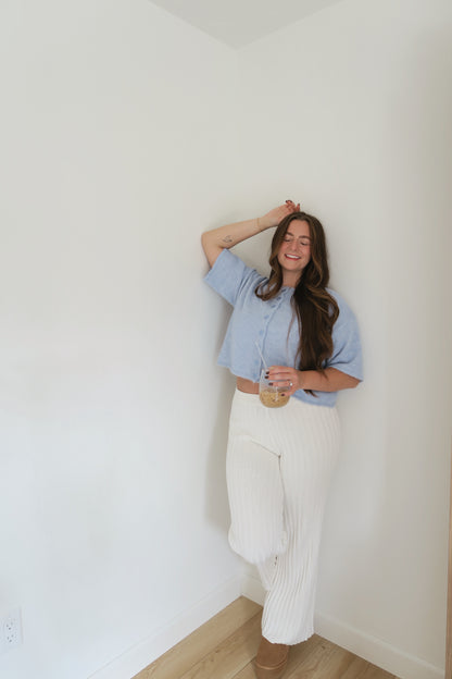 Dune Knit Pant - Ivory