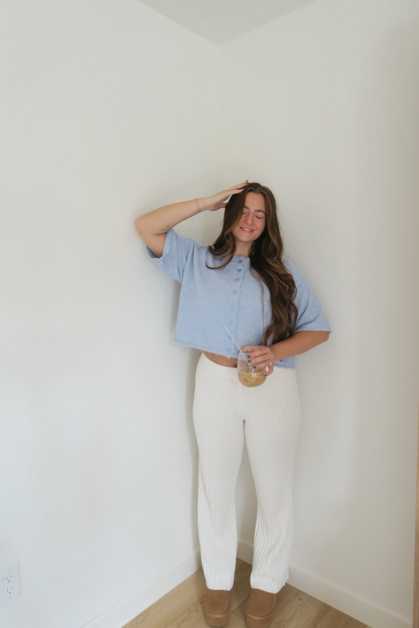 Dune Knit Pant - Ivory