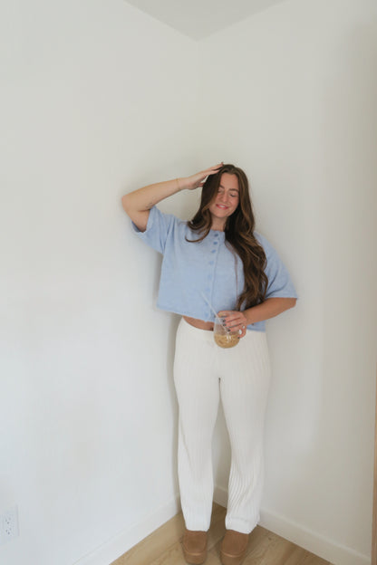 Dune Knit Pant - Ivory