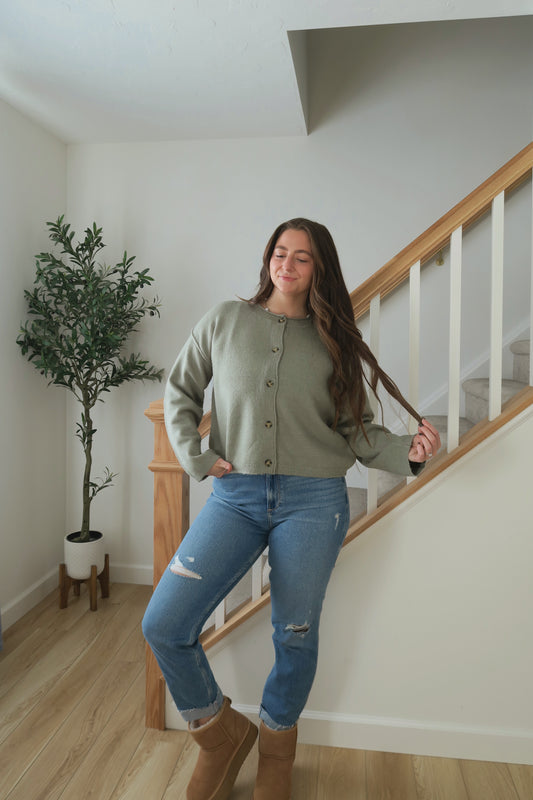 Matcha Latte Cardigan
