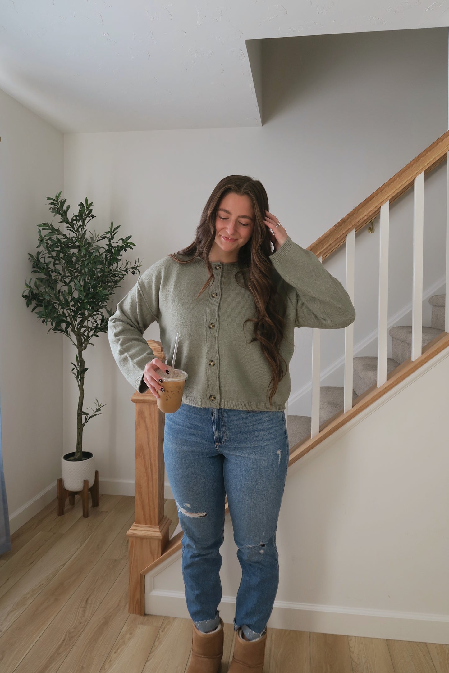 Matcha Latte Cardigan