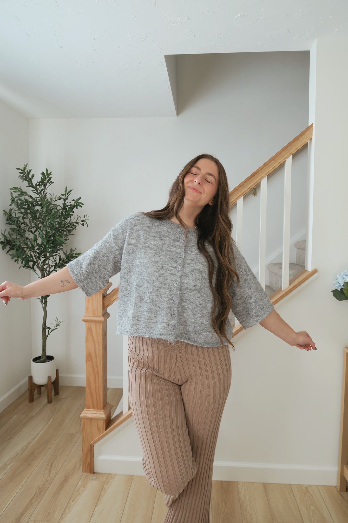 Life’s a Breeze Cardigan - Grey