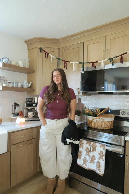 Barista Basic Top - Wine